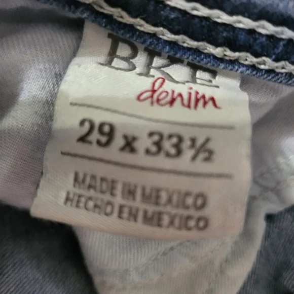 🌿BKE Women's 29L ( 29x33.5) Medium Wash Stella Boot Stretch Distressed Jeans - Picture 6 of 16